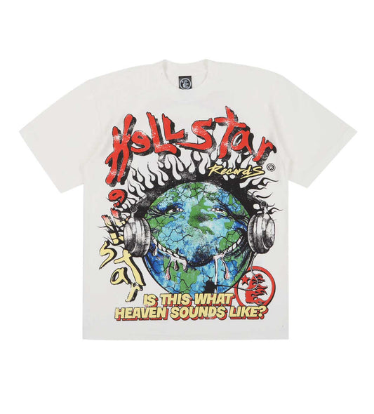 Hellstar Studios Heaven On Earth Cream Tee - Seldom Seen Styles