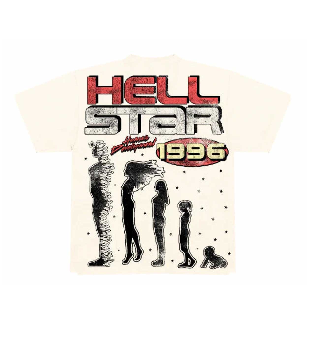 Hellstar Studios Human Development Cream Tee - Seldom Seen Styles