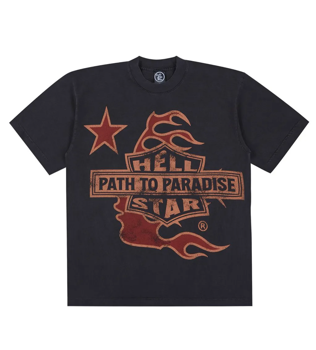 Hellstar Studios Biker Tour Tee Grey - Seldom Seen Styles