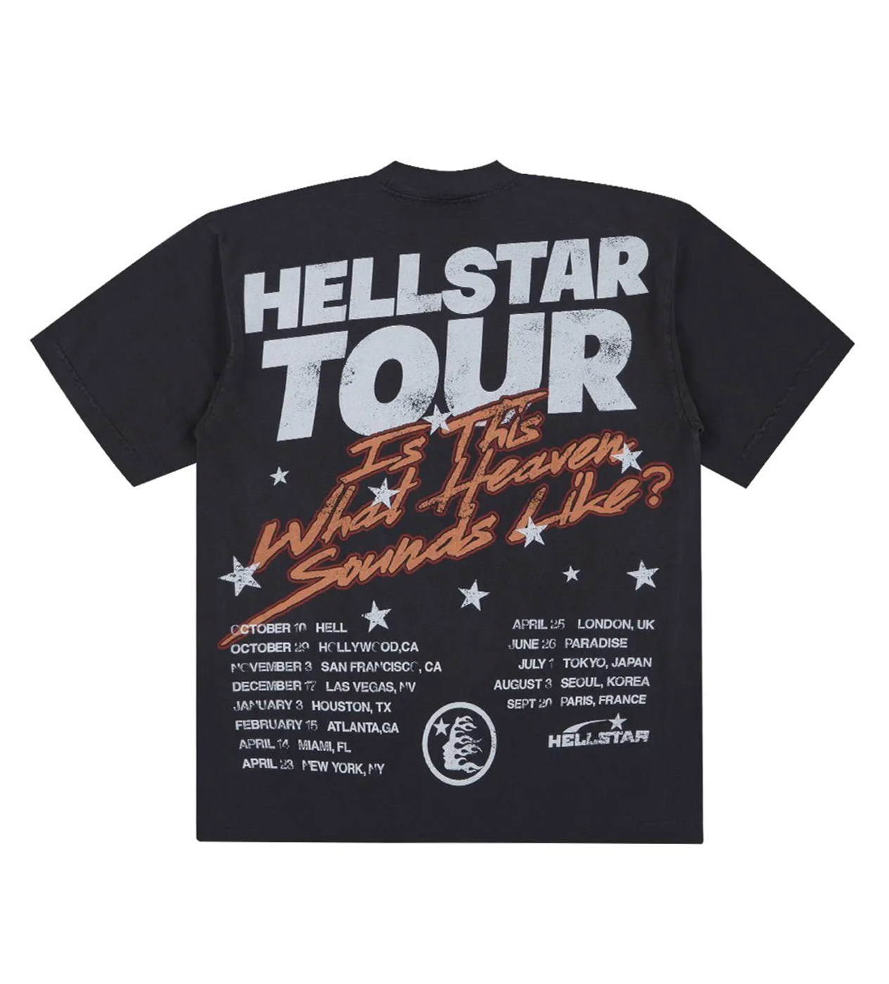 Hellstar Studios Biker Tour Tee Grey - Seldom Seen Styles