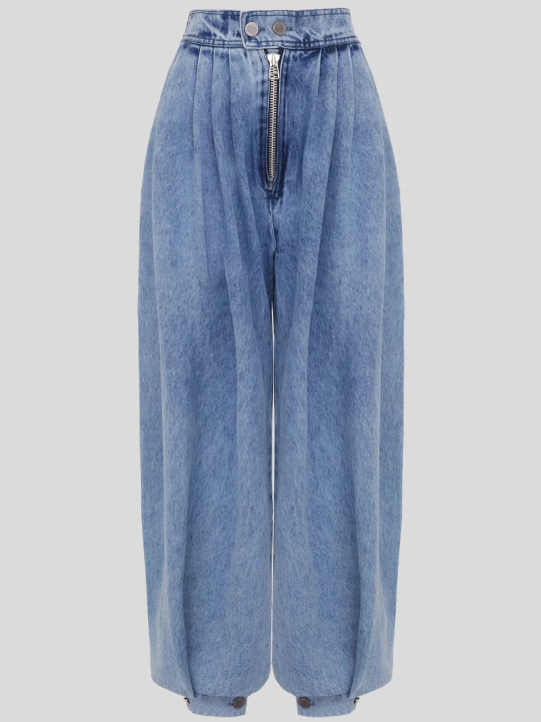 Women Baggy Harem Jeans Joggers Denim Pants Wide Leg Jeans High Rise Sweatpants Tapered Leg Trousers - Seldom Seen Styles