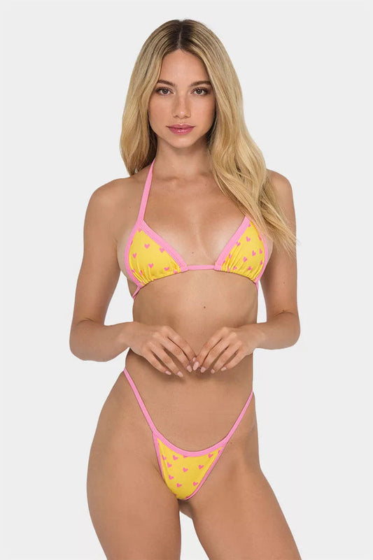 Hollow Out Open Back Bikini Set - Seldom Seen Styles