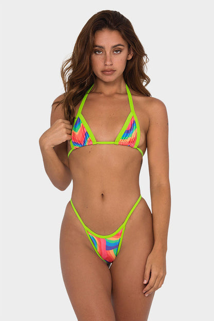 Ensemble bikini évidé dos nu
