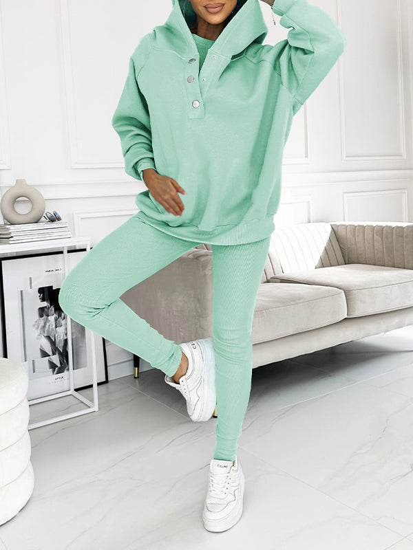 Hooded Casual and Comfortable Sweatshirt Suit - Seldom Seen Styles