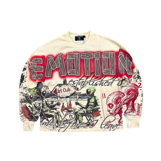 Cream ‘Art Club’ Long Sleeve - Seldom Seen Styles