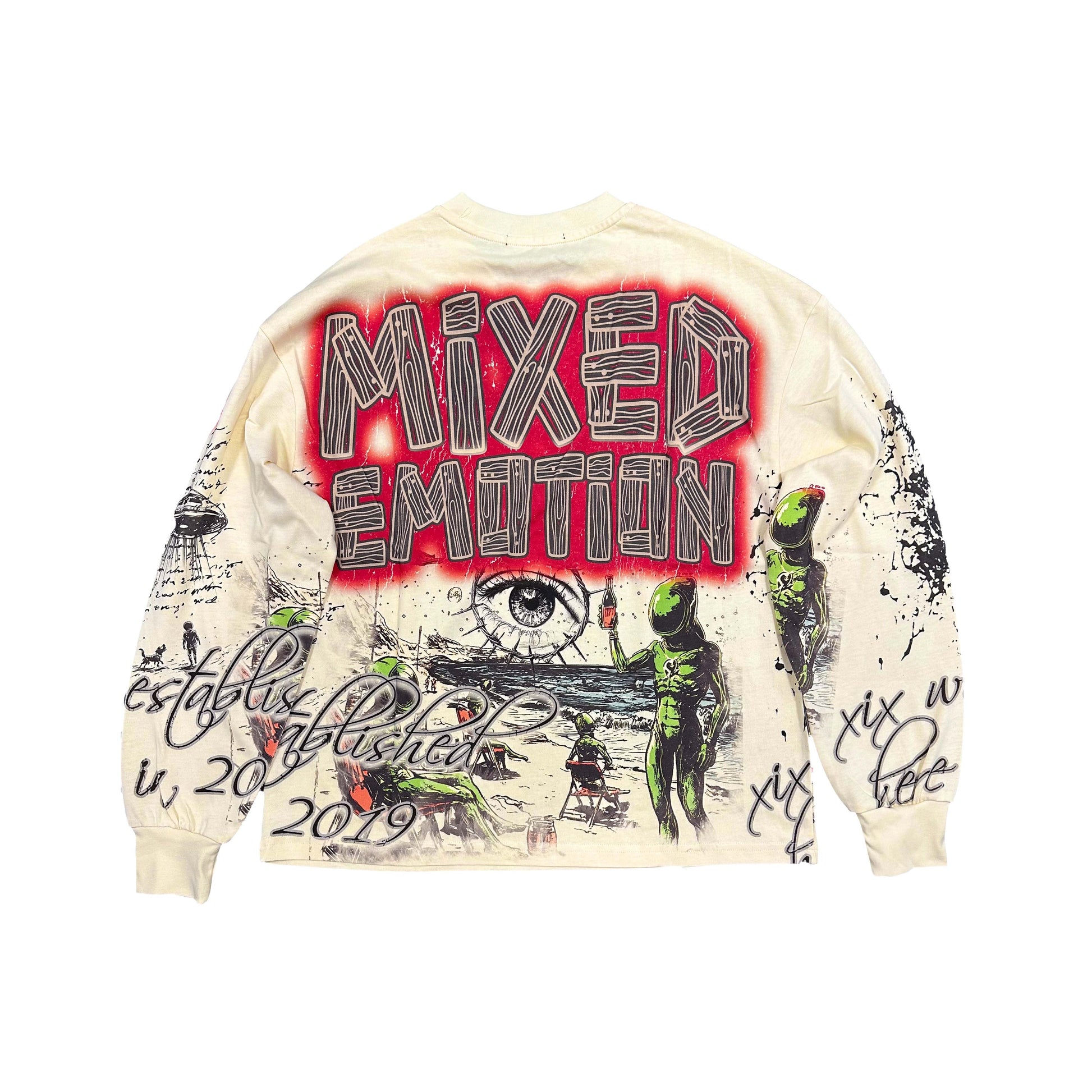 Cream ‘Art Club’ Long Sleeve - Seldom Seen Styles
