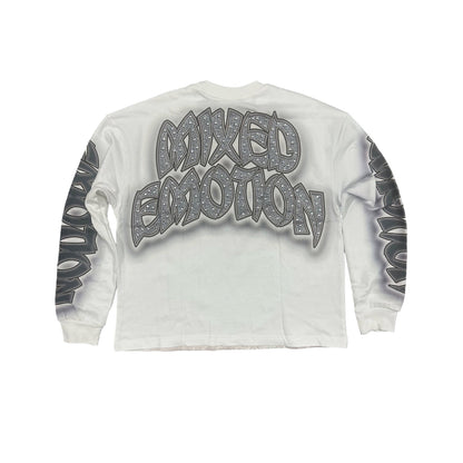 Weißes „Resurrection“-Ärmelshirt