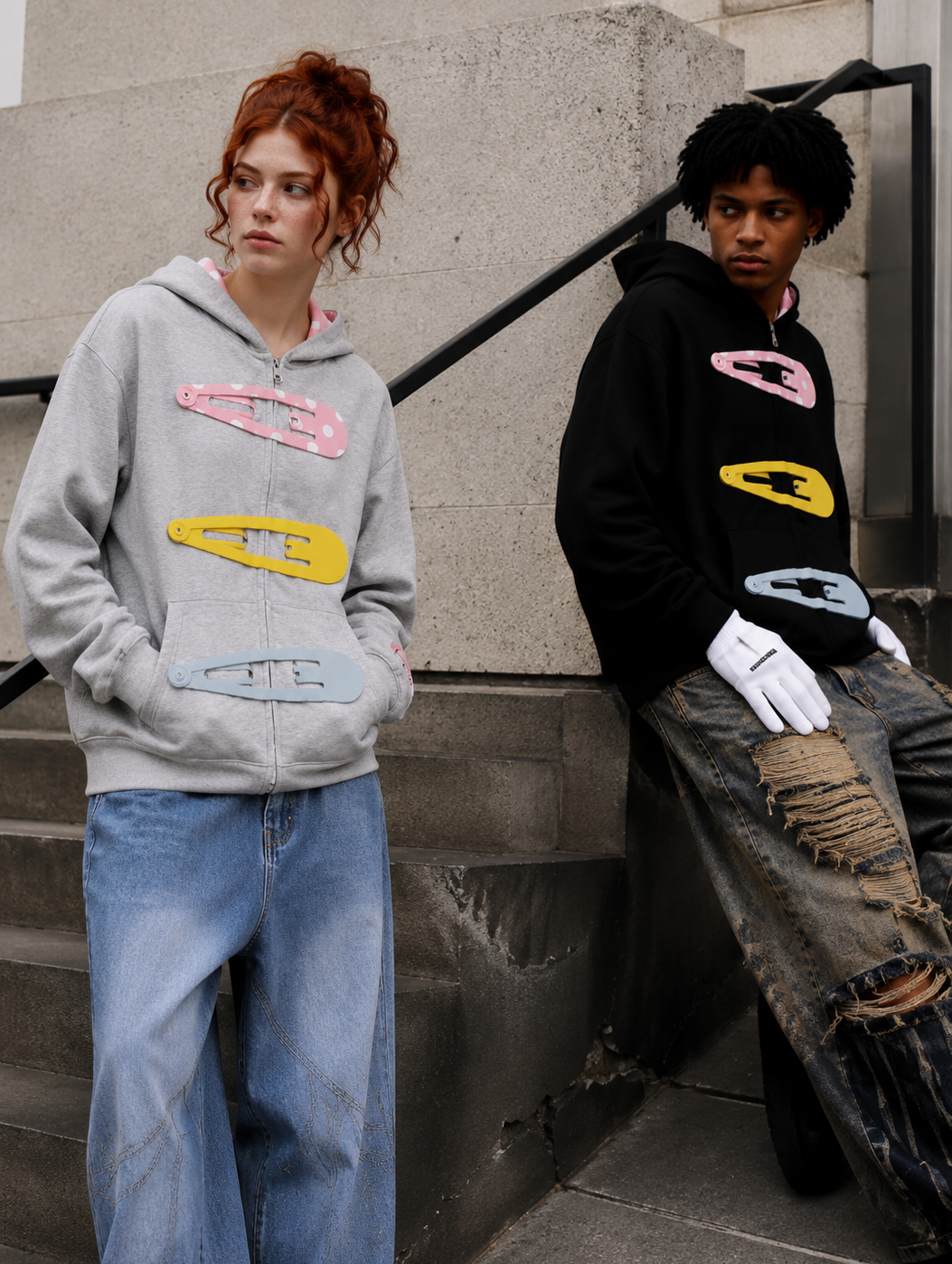 Harajuku Clip Hoodie