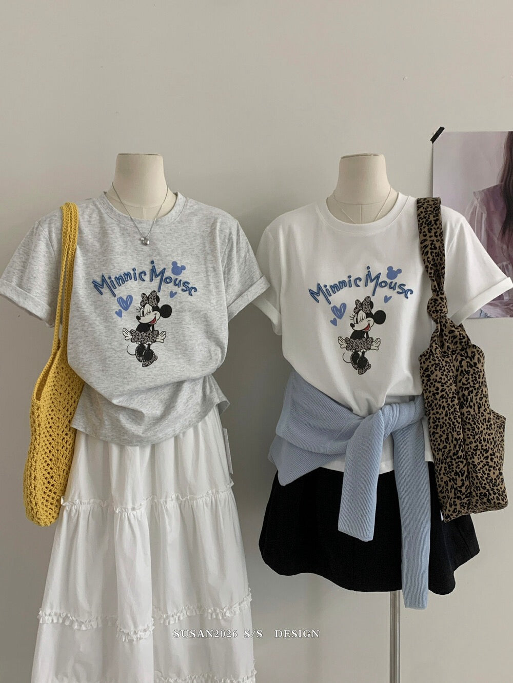 Cute Cartoon Graphic T-Shirt – Korean Style Loose Fit Casual Summer Tee - Seldom Seen Styles