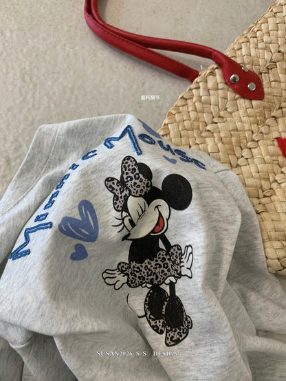 Cute Cartoon Graphic T-Shirt – Korean Style Loose Fit Casual Summer Tee