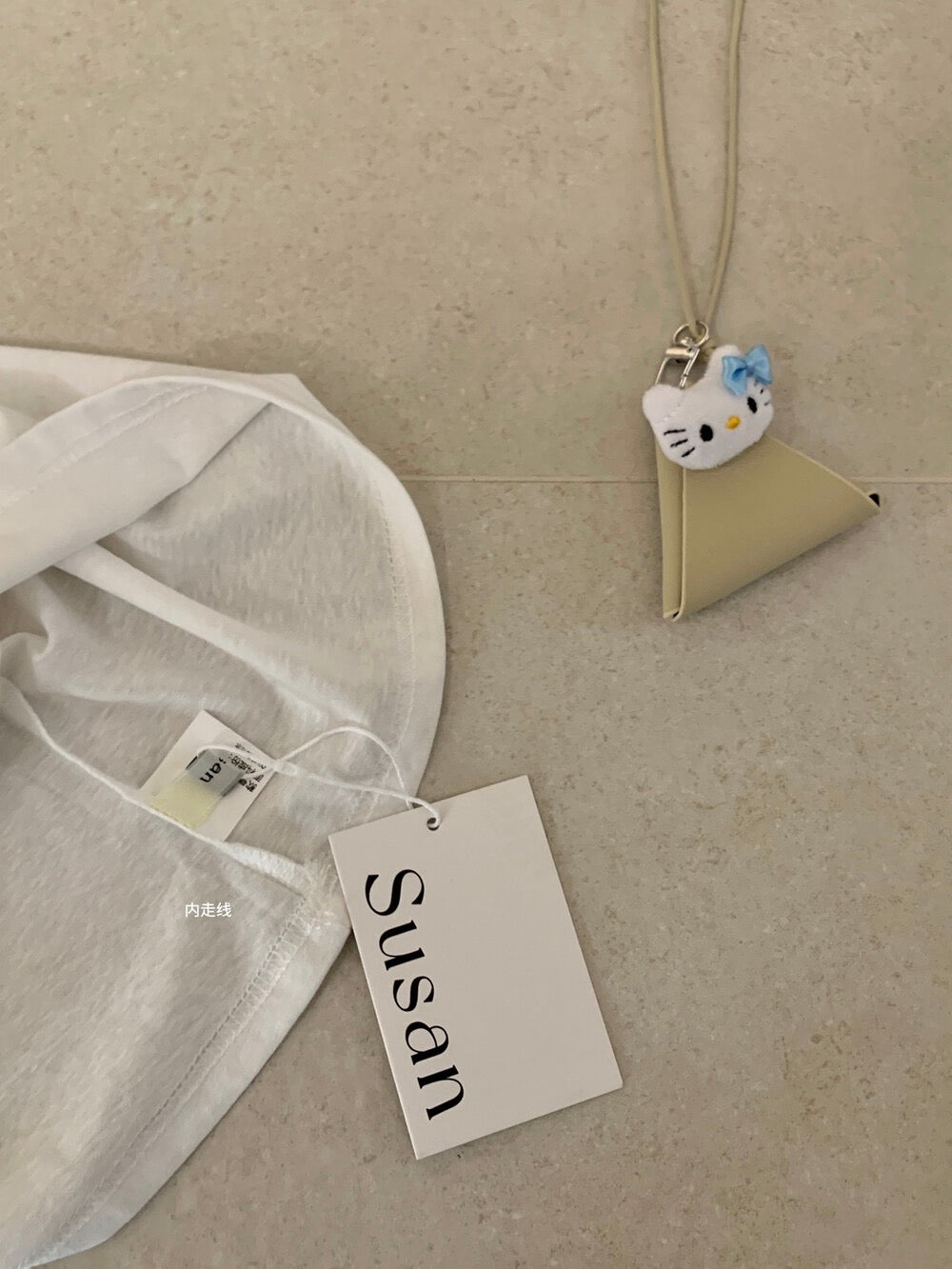 Cute Embroidered Cartoon Cat T-Shirt – Korean Style Slim Fit Casual Summer Tee - Seldom Seen Styles