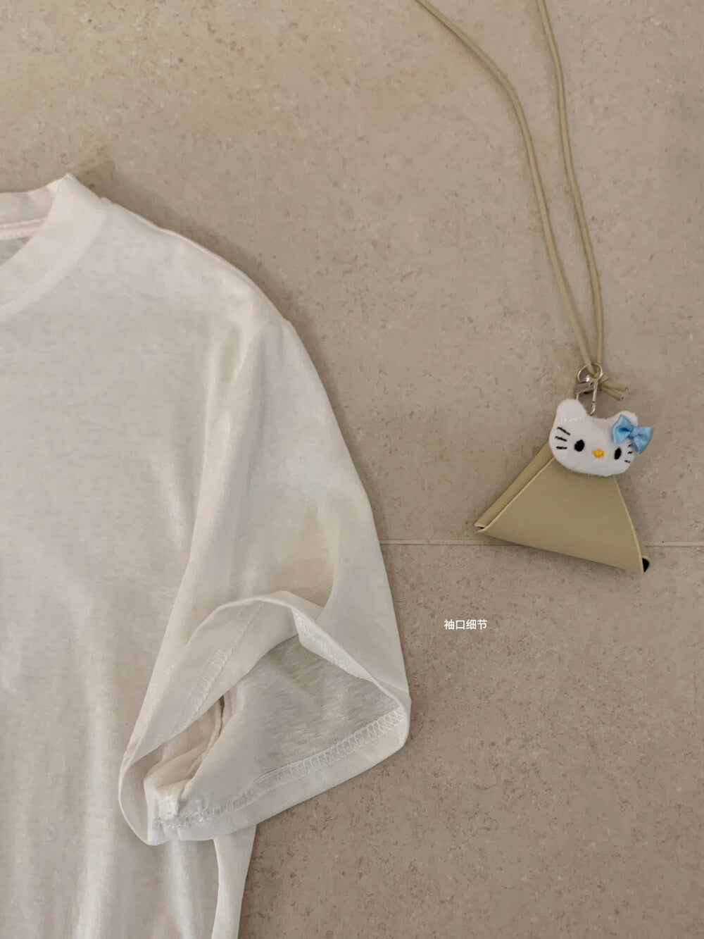 Cute Embroidered Cartoon Cat T-Shirt – Korean Style Slim Fit Casual Summer Tee - Seldom Seen Styles