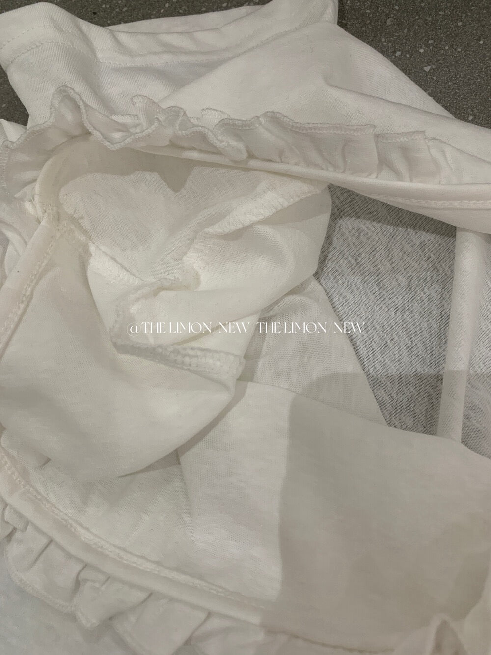 Off-Shoulder Ruffle Trim T-Shirt – Soft Feminine Loose Fit Summer Casual Tee - Seldom Seen Styles