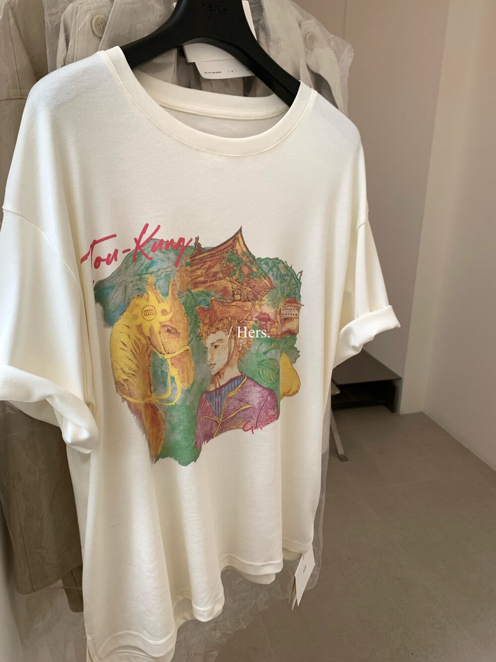Vintage Art Graphic T-Shirt – Abstract Illustration Loose Fit Casual Oversized Tee - Seldom Seen Styles