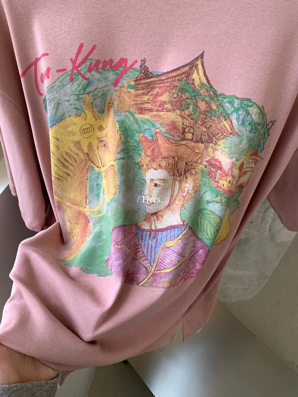 Vintage Art Graphic T-Shirt – Abstract Illustration Loose Fit Casual Oversized Tee - Seldom Seen Styles