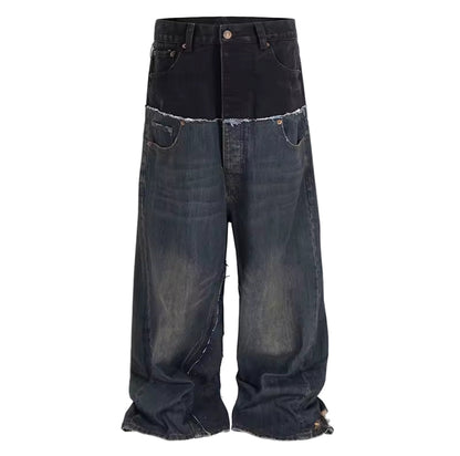 Double Waisted Baggy Jeans