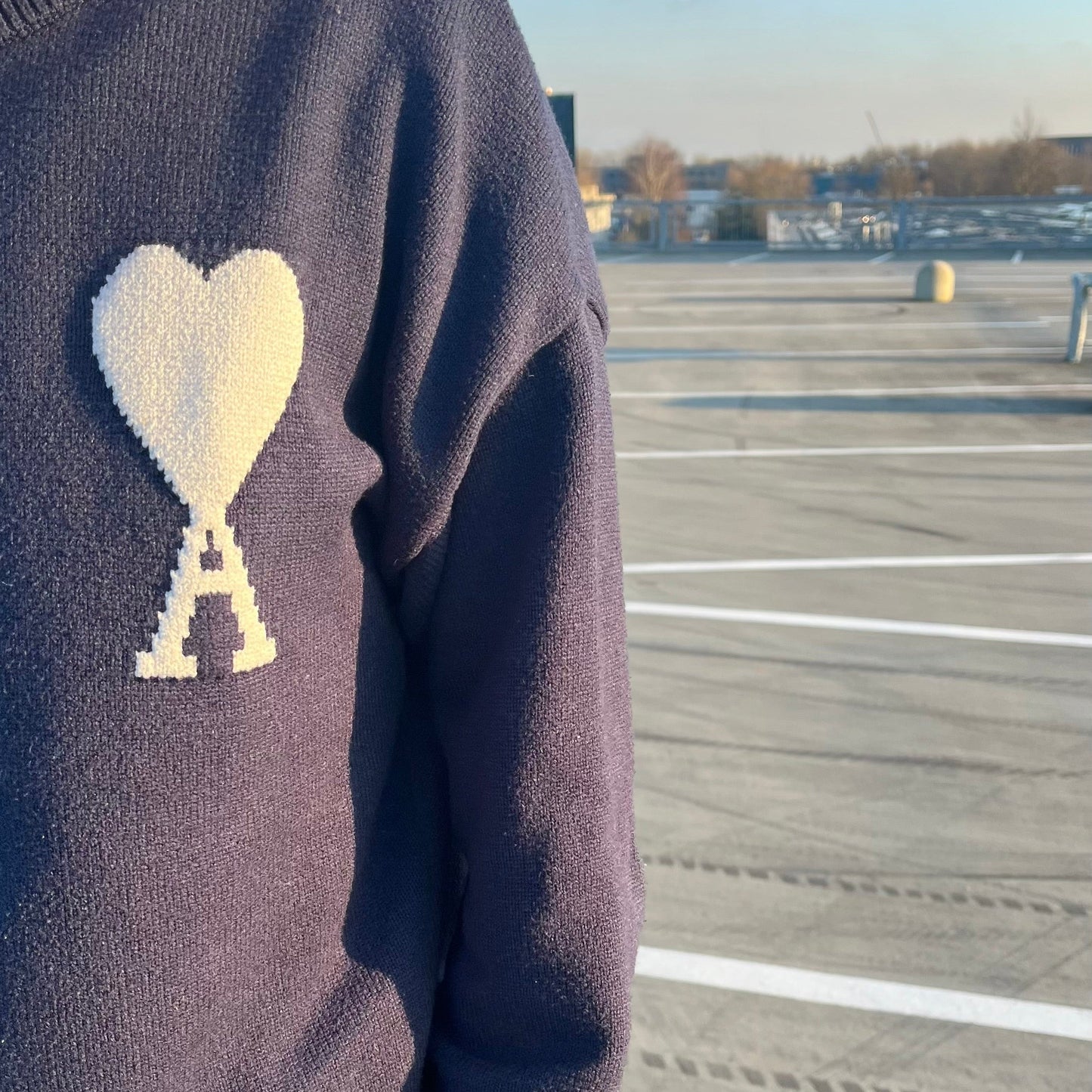 A - HEART SWEATER - Seldom Seen Styles