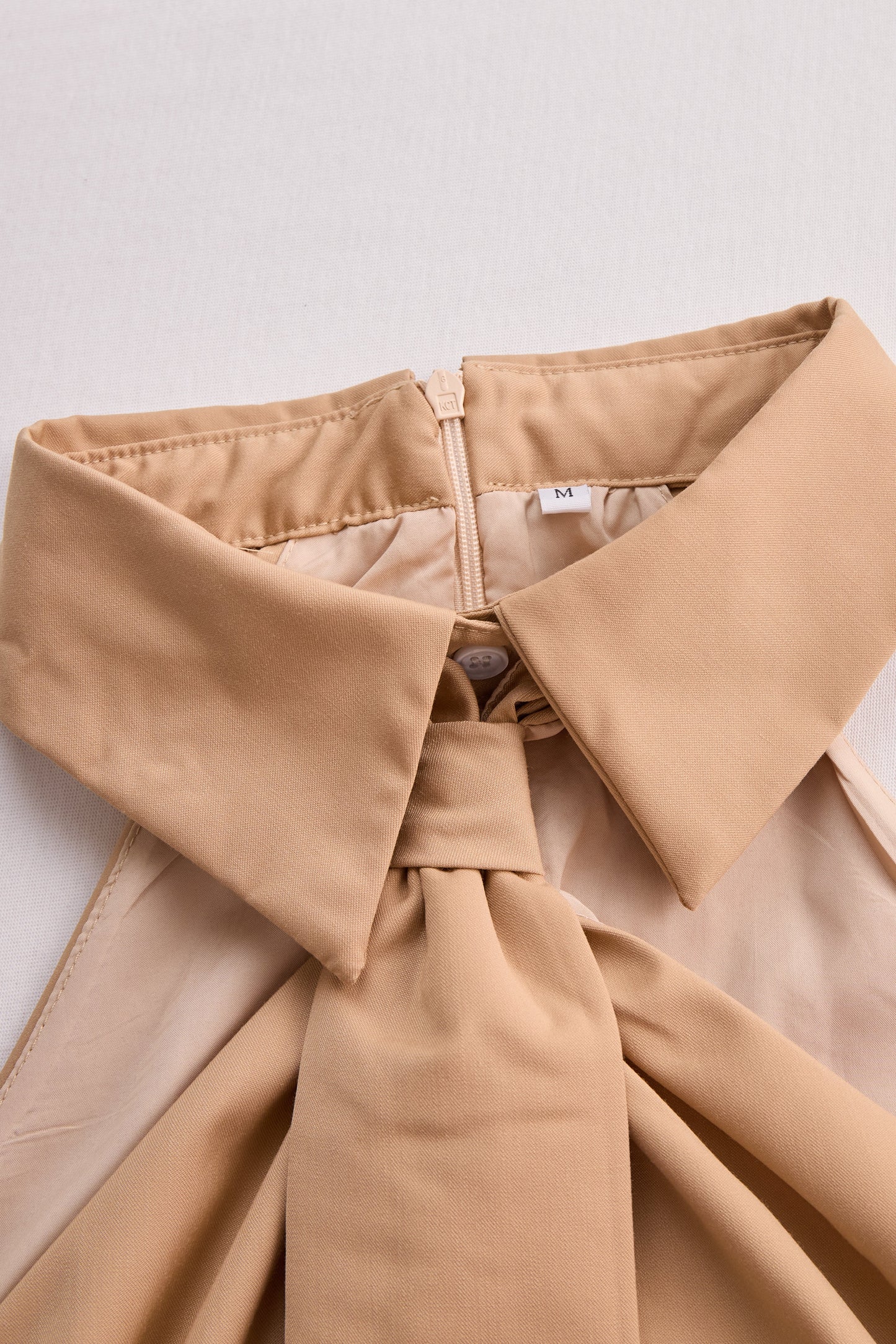 Stylish Sleeveless Halter Blouse with Neck Tie Detail - Seldom Seen Styles