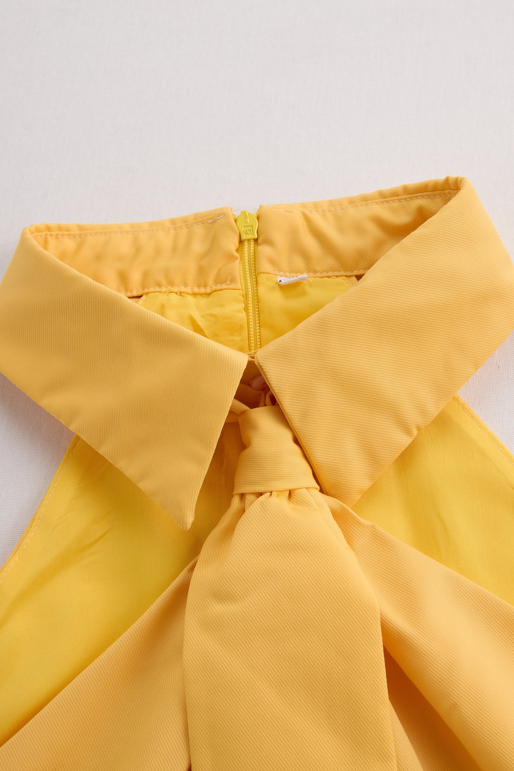 Stylish Sleeveless Halter Blouse with Neck Tie Detail - Seldom Seen Styles