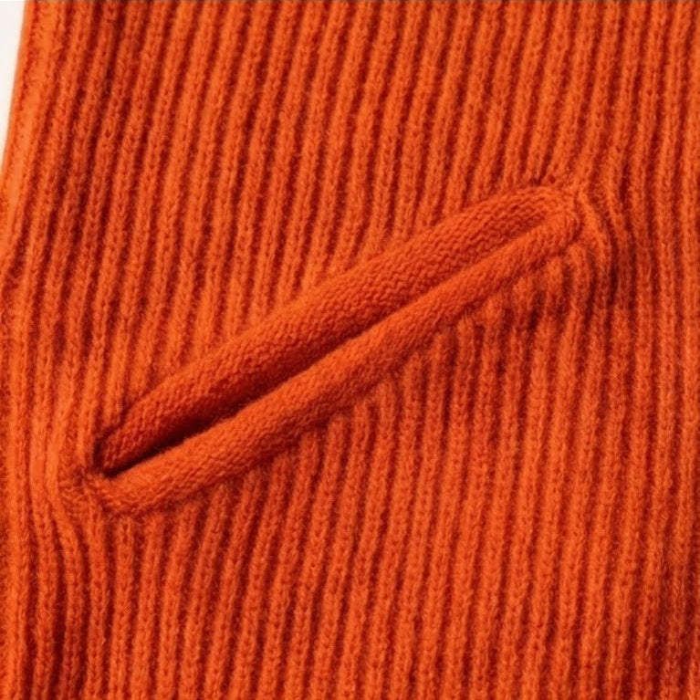 Soft Knitted Button Dress