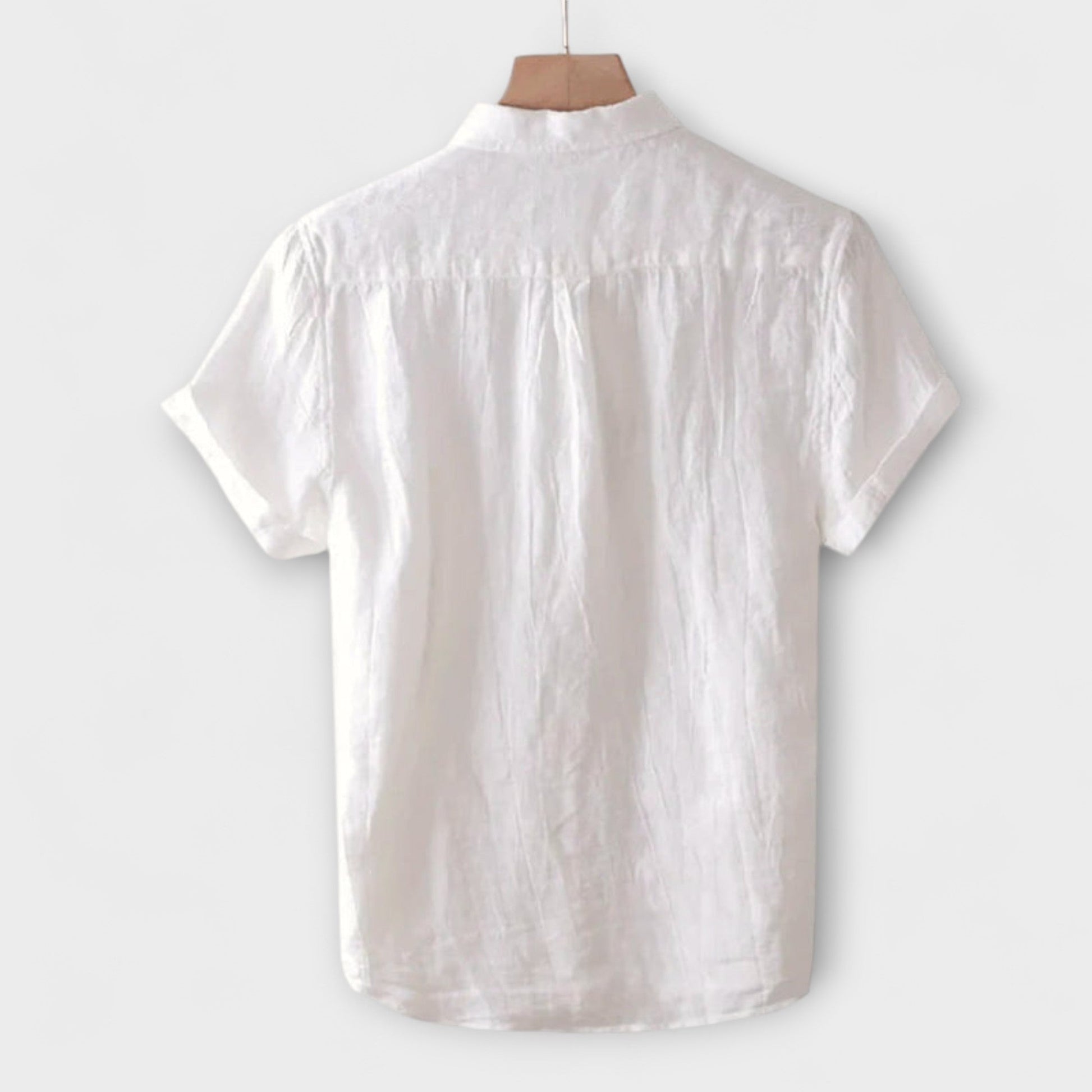 Jasper | Elegant Merlot Linen Top - Seldom Seen Styles