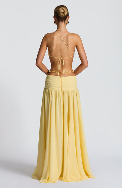 Indianna Maxikleid – Lemon