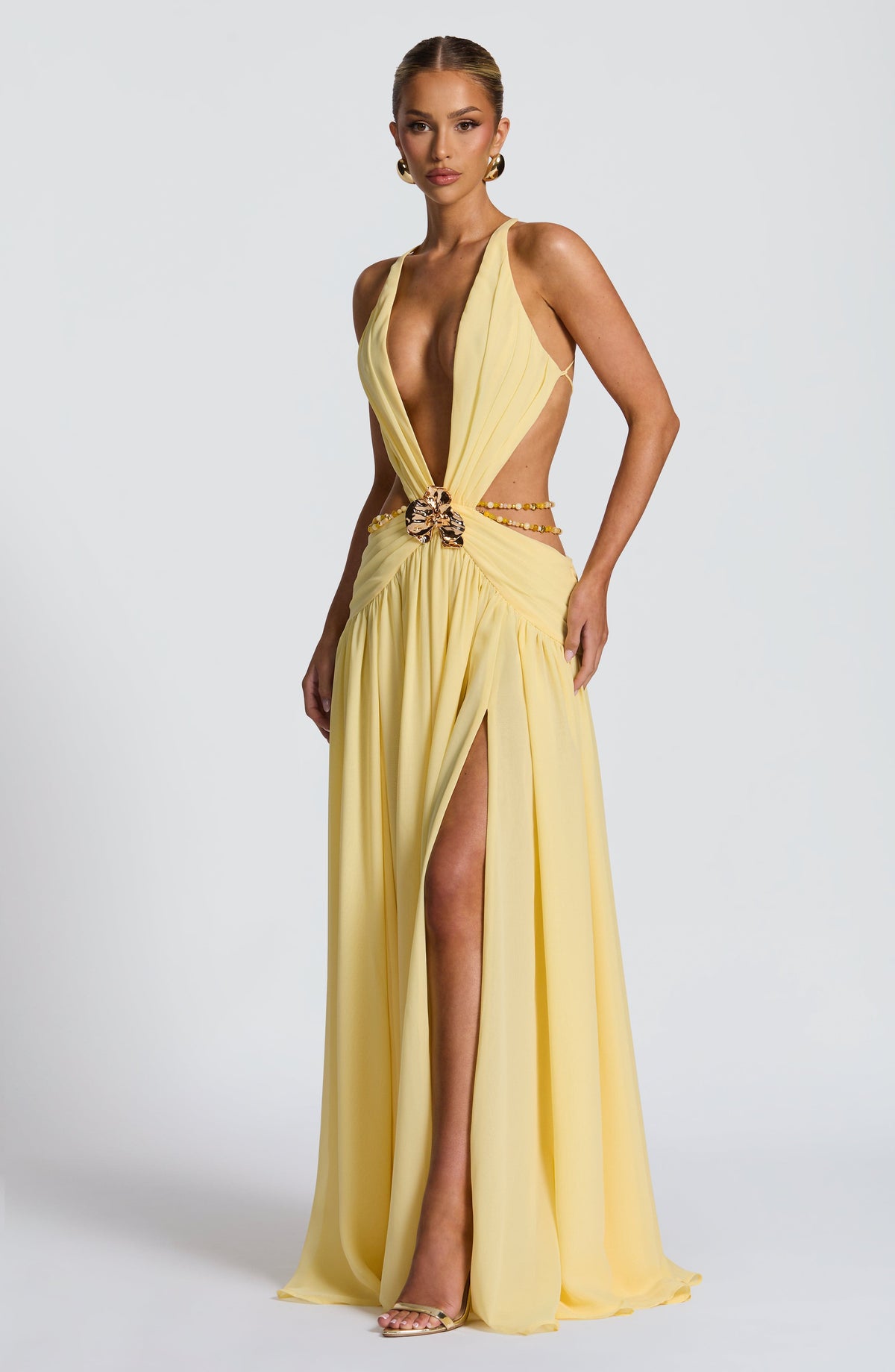 Indianna Maxi Dress - Lemon - Seldom Seen Styles