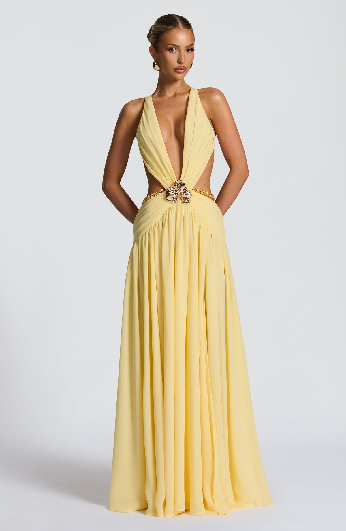 Indianna Maxi Dress - Lemon - Seldom Seen Styles