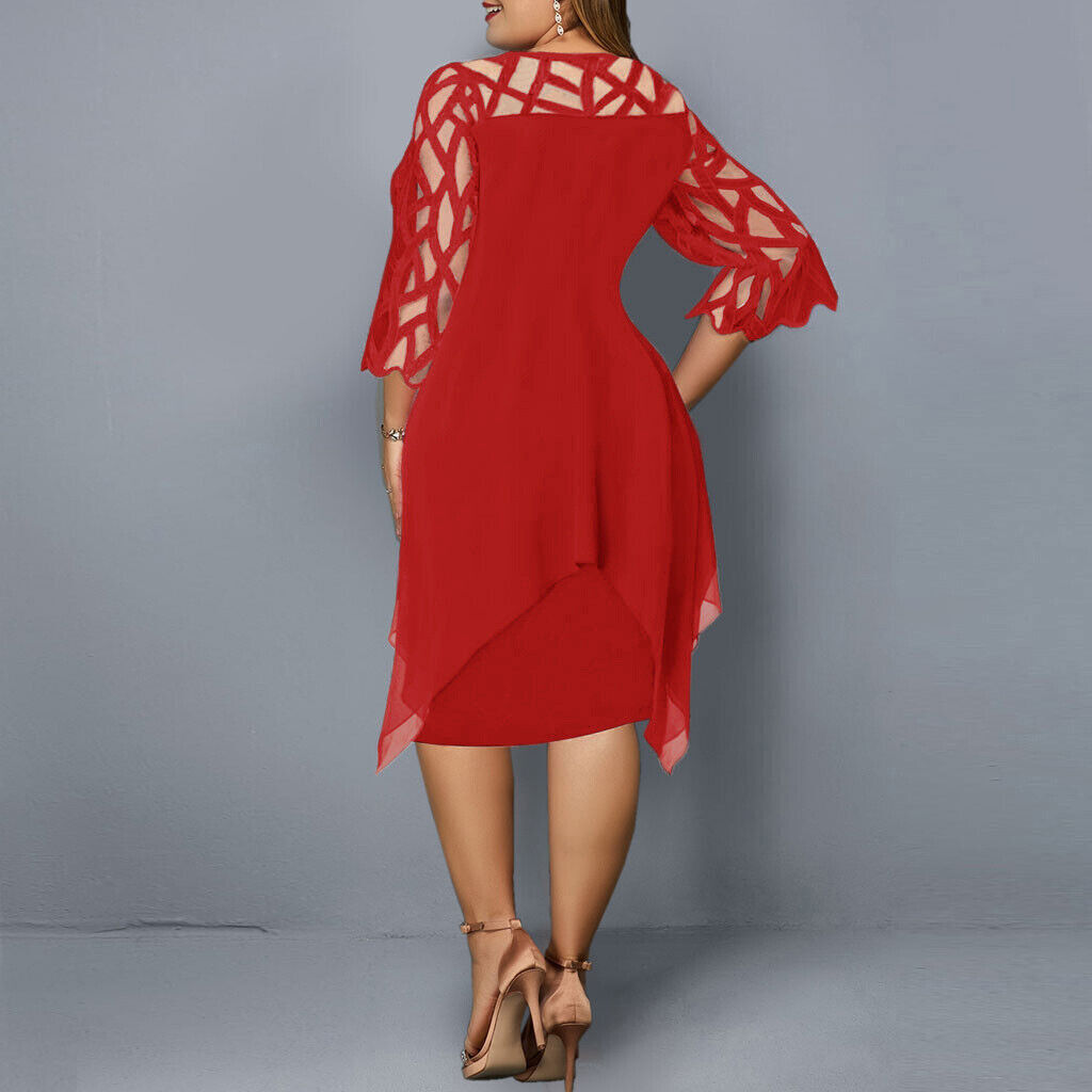 Isabel | Chic Plus Size Midi Dress For Modern Women - Seldom Seen Styles