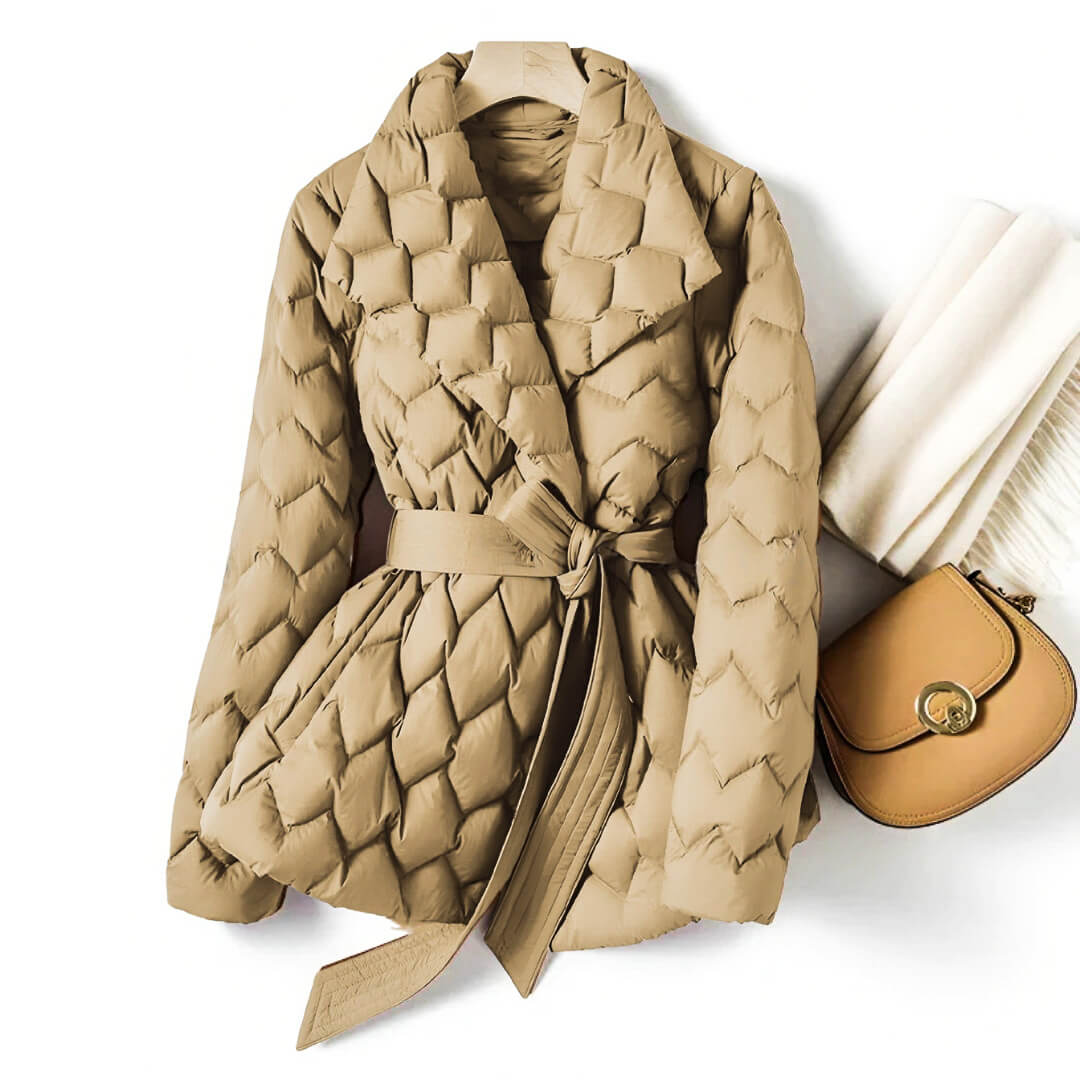 Isabella Quilted Down Coat - Seldom Seen Styles
