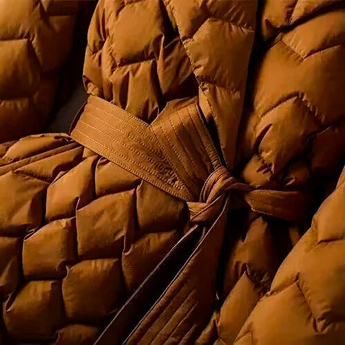 Isabella Quilted Down Coat - Seldom Seen Styles