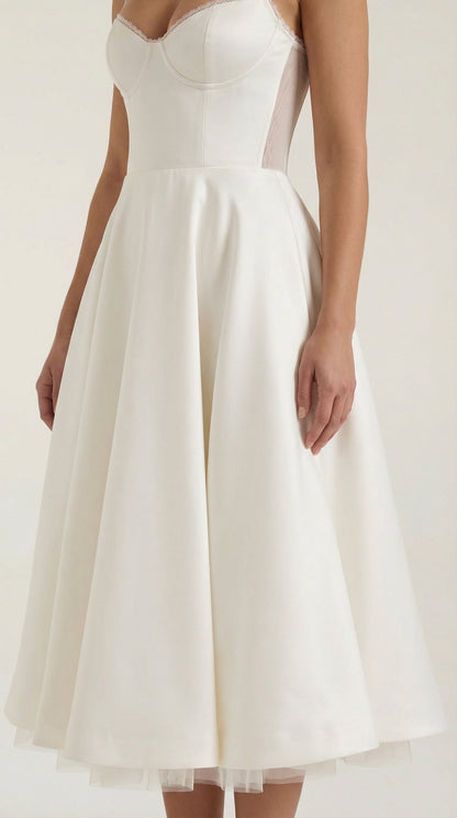 Isolde Tüll-Midikleid