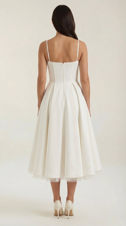 Isolde Tüll-Midikleid