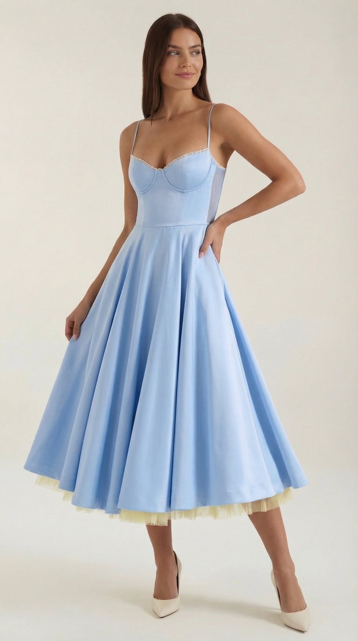 Isolde Tulle Midi Dress - Seldom Seen Styles