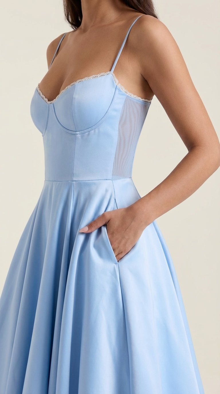 Isolde Tulle Midi Dress - Seldom Seen Styles