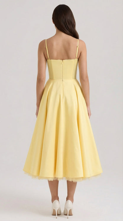 Isolde Tüll-Midikleid