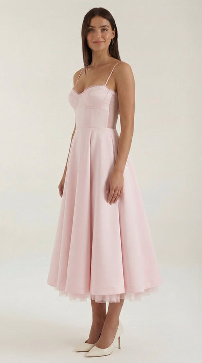 Isolde Tüll-Midikleid