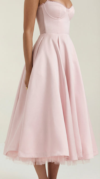 Isolde Tüll-Midikleid