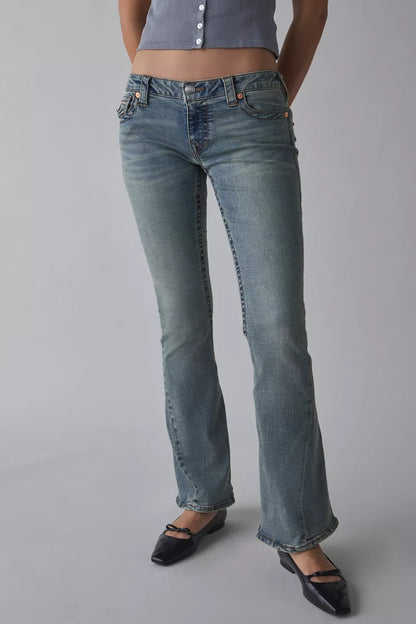 Zerrissene Stretch-Jeans