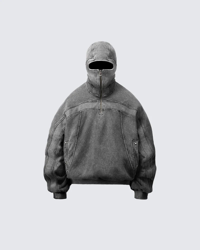 KIIKIO Classic Balaclava Hoodie - Seldom Seen Styles