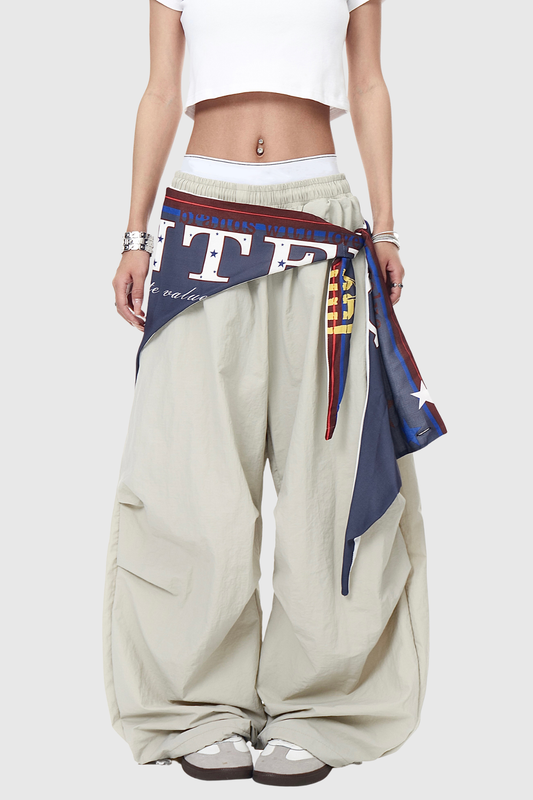 Kenta Baggy Cargo Pants - Apricot - Seldom Seen Styles