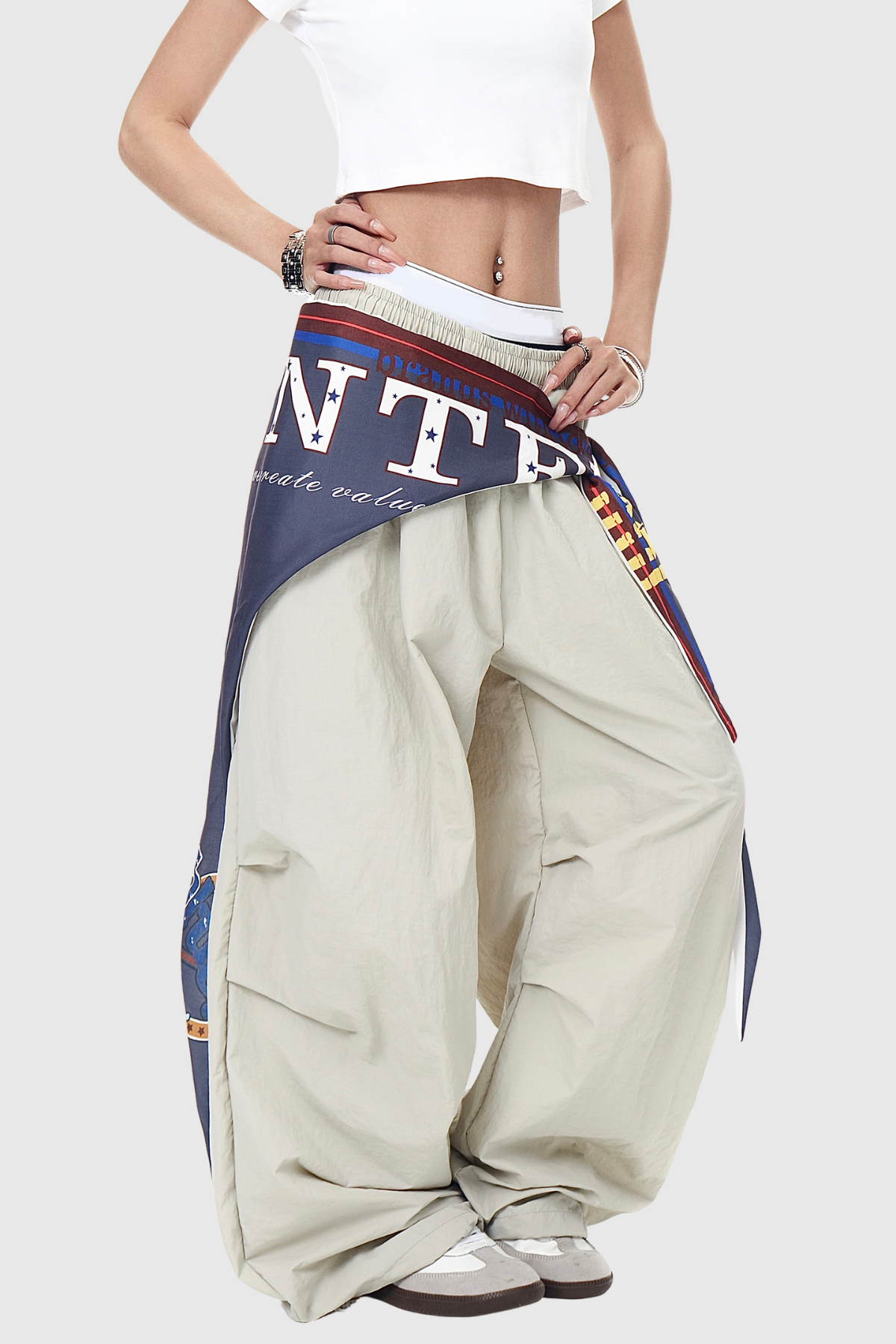 Kenta Baggy Cargo Pants - Apricot - Seldom Seen Styles