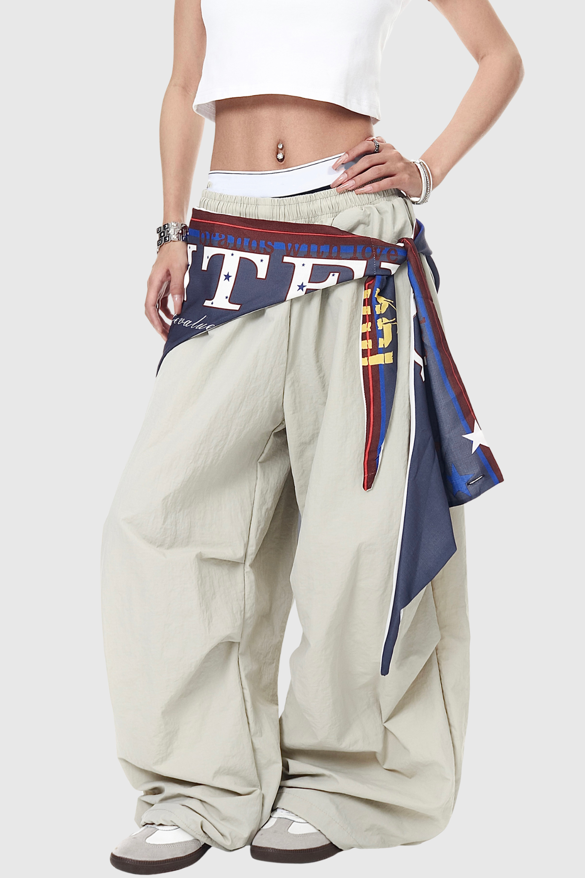 Kenta Baggy Cargo Pants - Apricot - Seldom Seen Styles