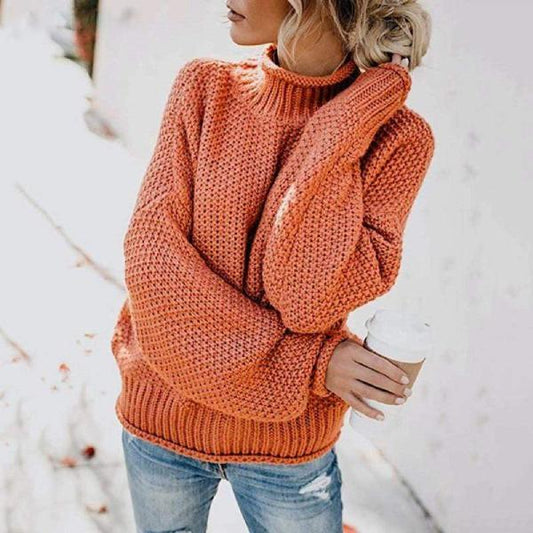 Knit Loose Pullover Fashion Sweater - Seldom Seen Styles