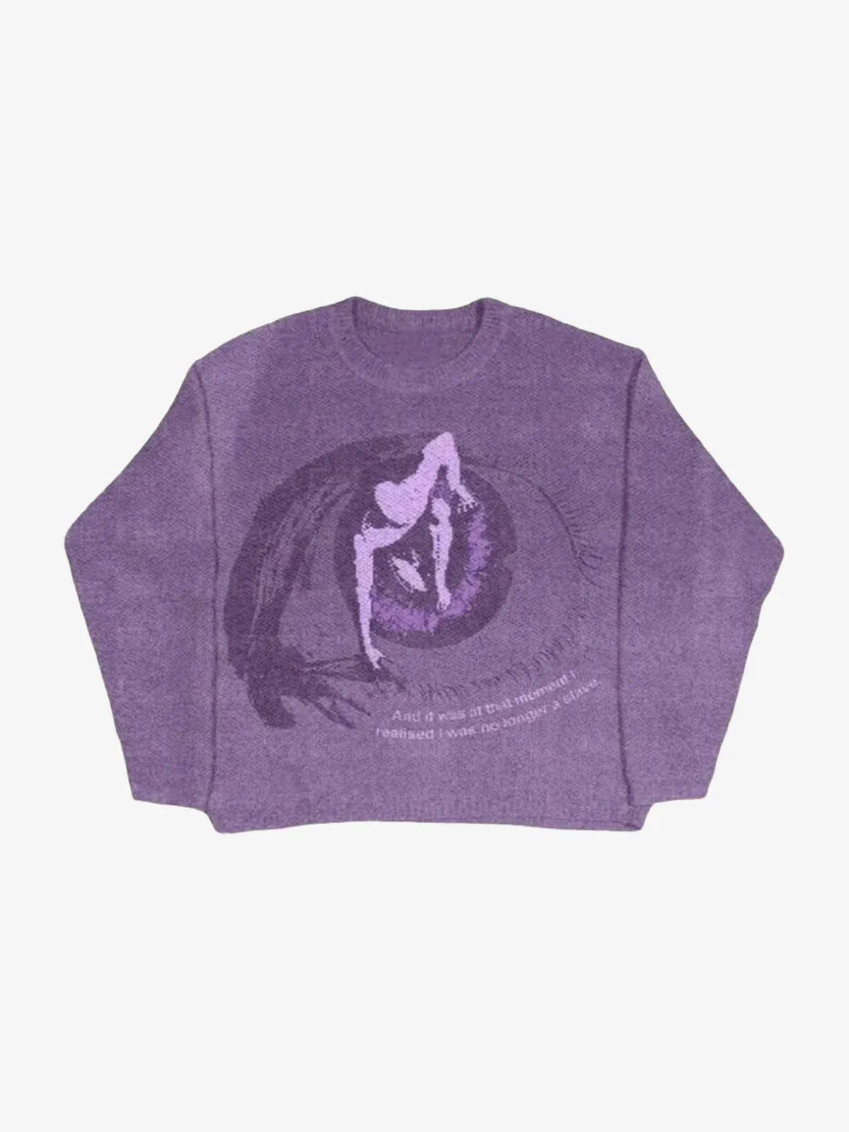 Knitted Sweater "Space Vizion" - Seldom Seen Styles