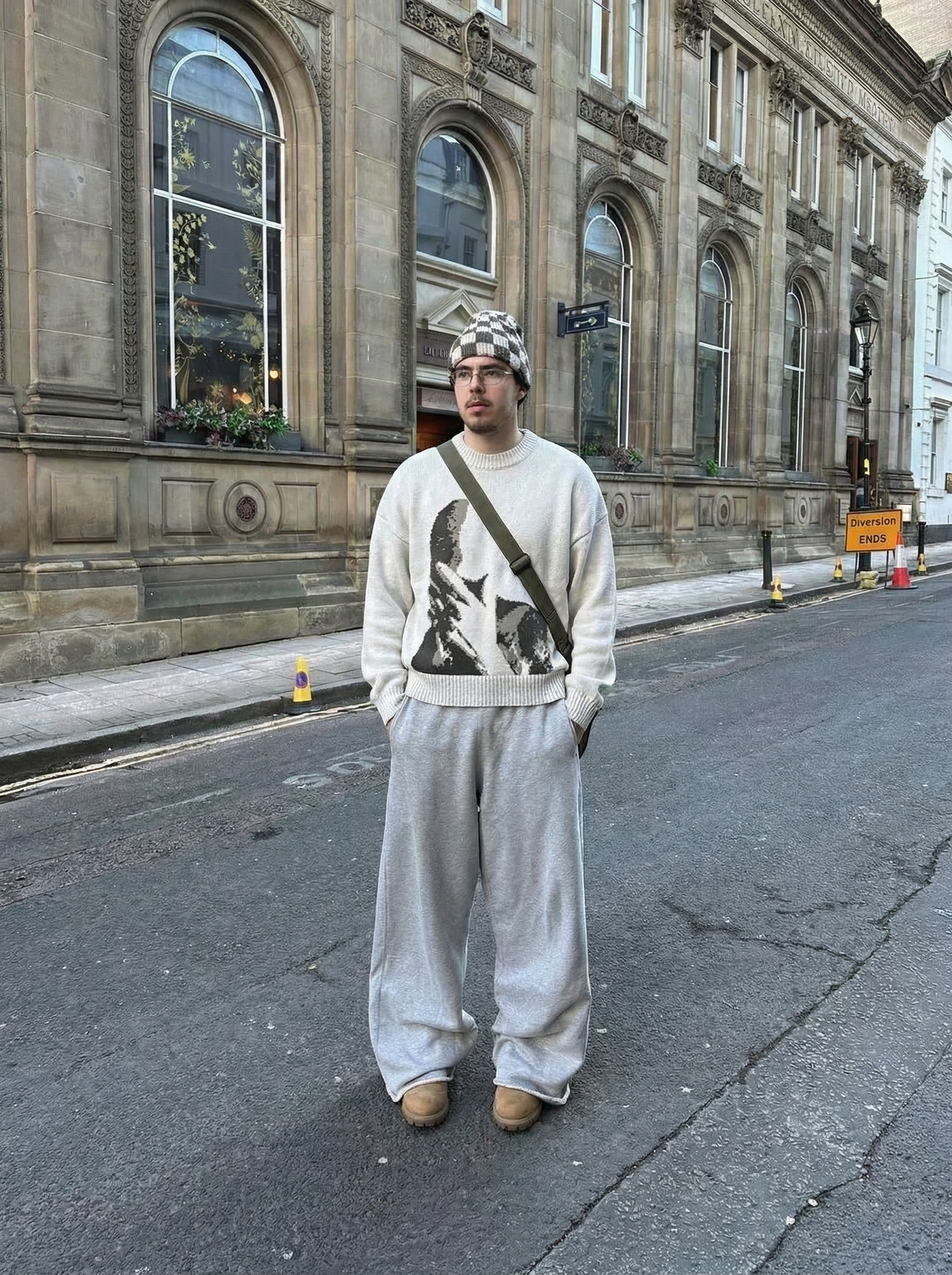 Knitted Sweater "Why?" - Seldom Seen Styles