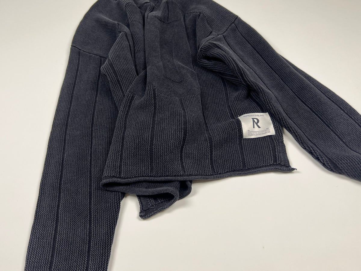 Knitted Varsity Jersey - Vintage Grey - Seldom Seen Styles