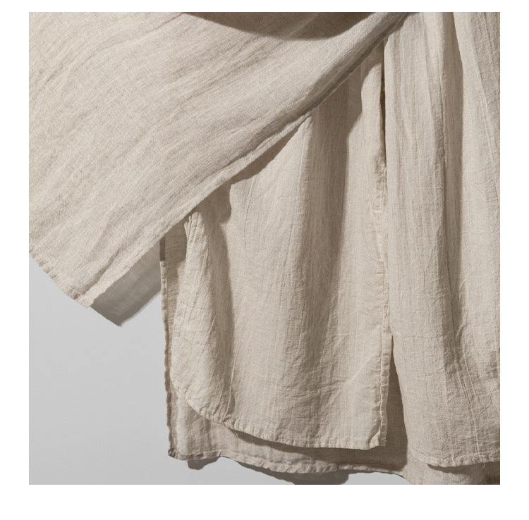 Kyoto Linen Pant-Skirt - Seldom Seen Styles