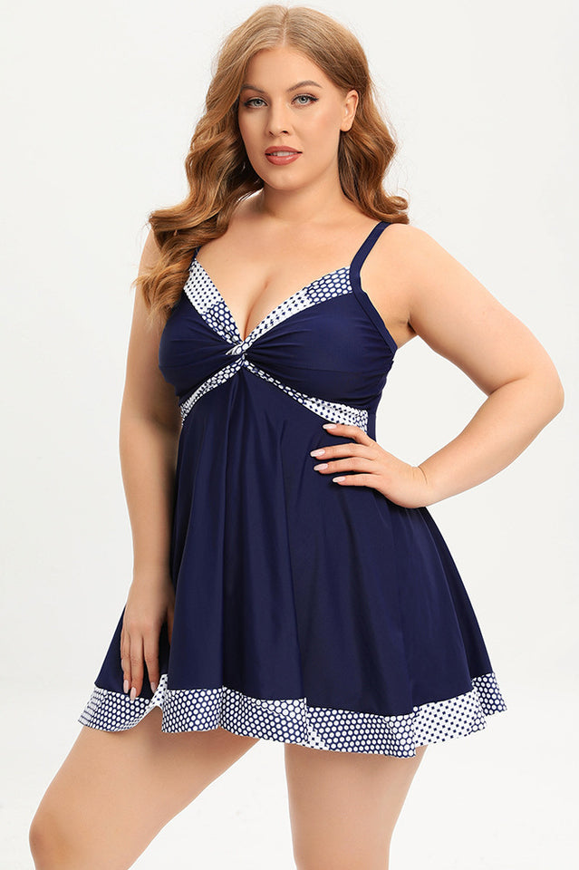 (L-5XL) Plus Size Tankini Swimsuit - Seldom Seen Styles