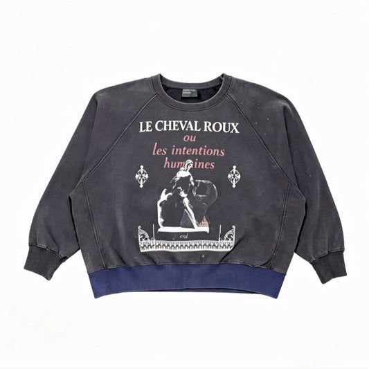 Le Cheval Roux Raglan Sweatshirt - Seldom Seen Styles